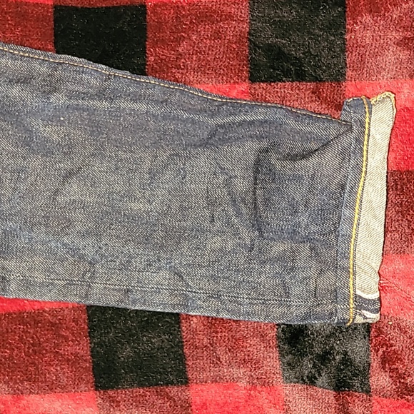 Gap. Selvedged Jeans. Stiff denim. Button-fly. Men's w28 l30 - Picture 12 of 16
